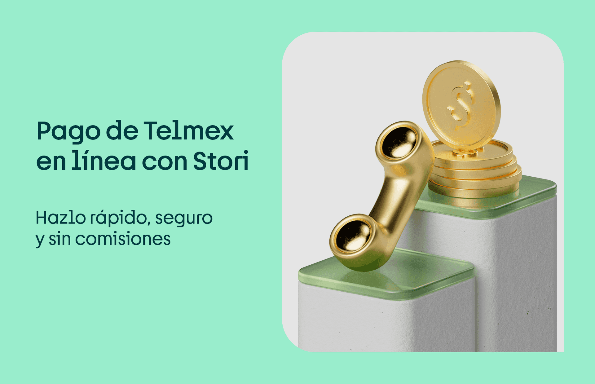 Pago de Telmex en línea con Stori
