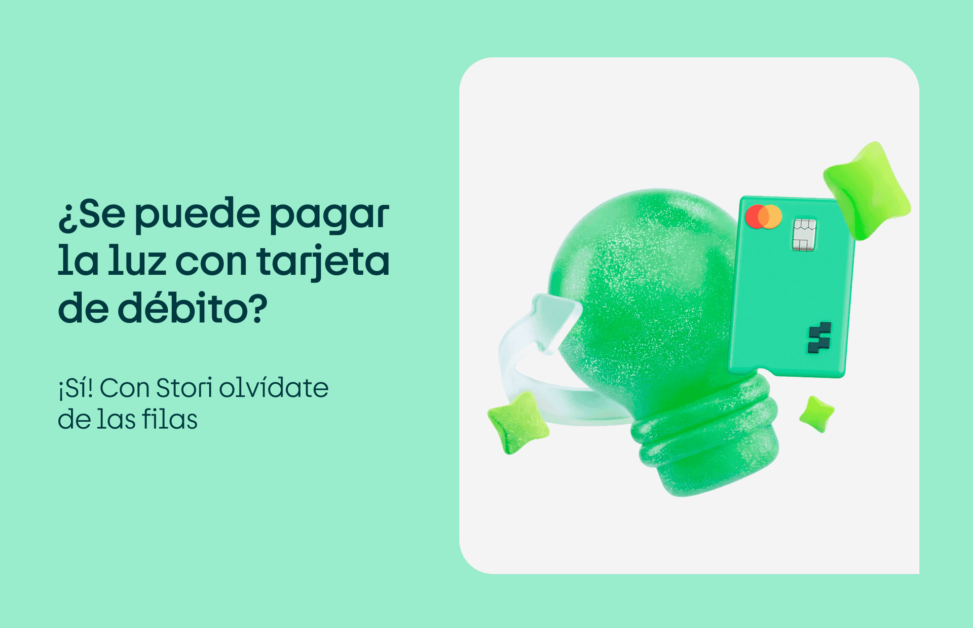¿Se puede pagar la luz con tarjeta de débito?
